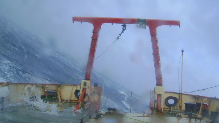 Storm during COPLA`s Survey