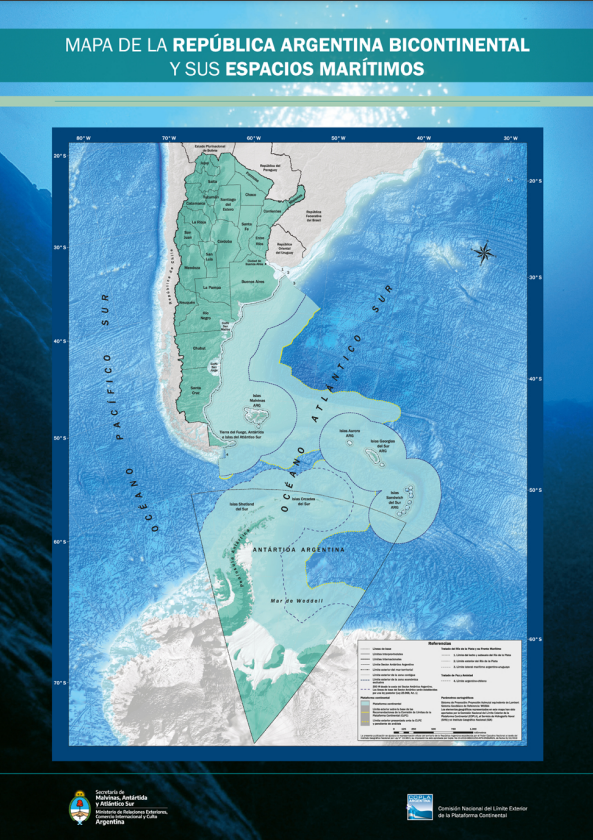 Folleto explicativo Mapa Argentina Bicontinental